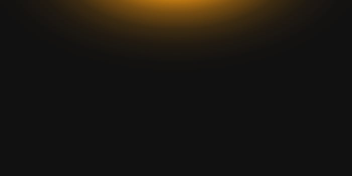 Abstract gold moon bokeh in dark night with black background vector