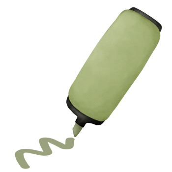 Marker highlight green png
