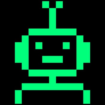 simple robot illustration vector