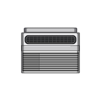 wind air conditioner cartoon vector illustration