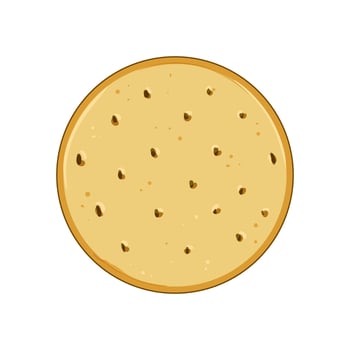food cracker biscuit cartoon vector illustration