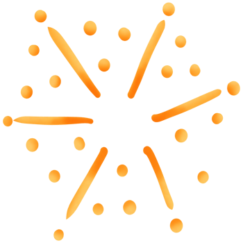 Fireworks isolated on transparent background png