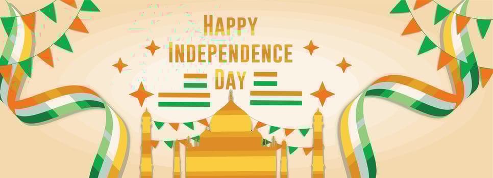 Happy India Independence Day Celebration Vector Template Design Illustration