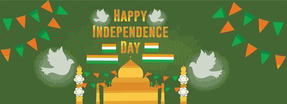 Happy India Independence Day Celebration Vector Template Design Illustration