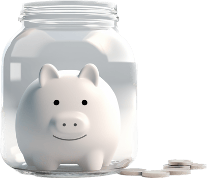 Savings png with AI generated.