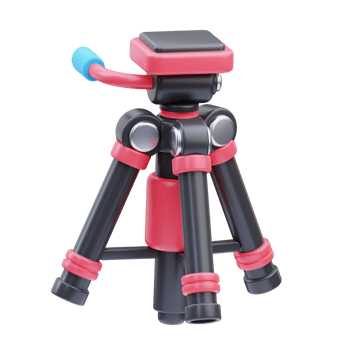Tripod Stand 3D Illustration png
