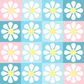 Geometric vector pattern for spring summer. Colorful pastel gingham tartan check plaid in purple, orange, green, yellow, white for gift paper, tablecloth, picnic blanket, other Easter holiday design.