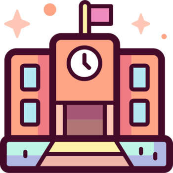 school illustration design png