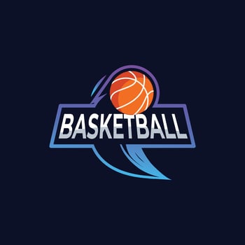 Basketball logo icon design, basketball image vector illustration design