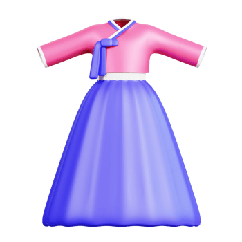 Korean Culture 3D Icon png
