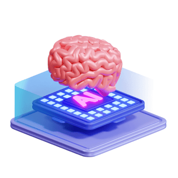 Artificial Intelligence 3D Icon png