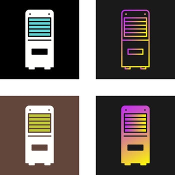 Mobile Air Conditioner Vector Icon