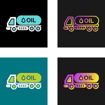 Tank Truck Vector Icon
