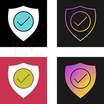 Verified Protection Vector Icon