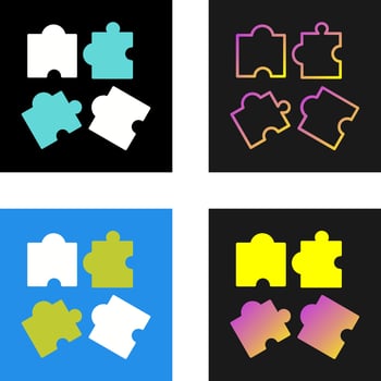 Puzzle Vector Icon