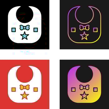 Baby Bib Vector Icon