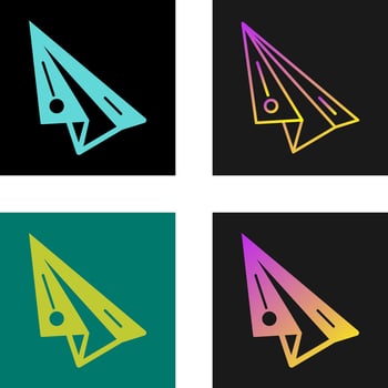 Paper Plane Vector Icon