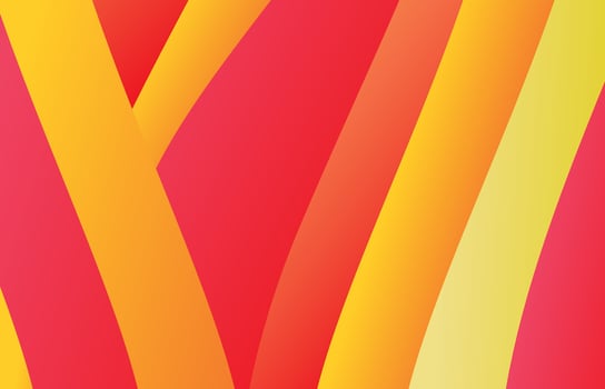 colorful orange gradient abstract banner vector