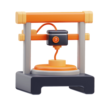 3D Printer 3D Illustration png