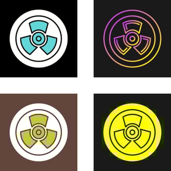 Nuclear Vector Icon