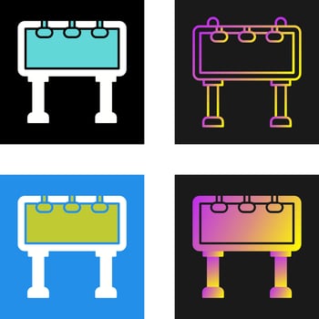 Road Banner Vector Icon
