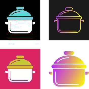 Cooking Pot Vector Icon