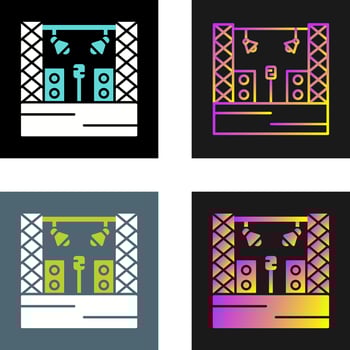 Stage Vector Icon