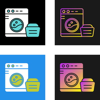 Washing Machine Vector Icon
