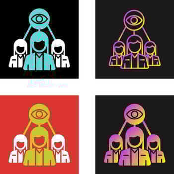 Views Vector Icon