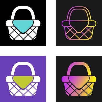 Picnic Basket Vector Icon