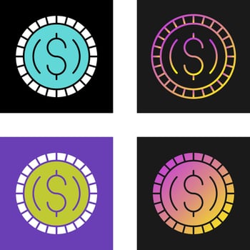 Coin Vector Icon