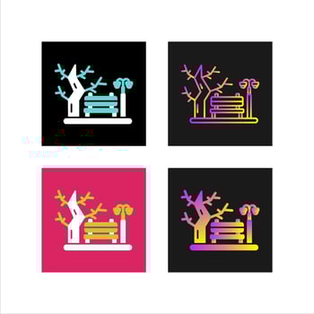 Park Vector Icon