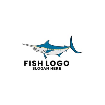 Fish Logo vector, Fishing logo, fish shop logo design template vector