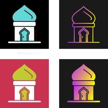 Masjid Door Vector Icon