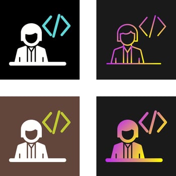 Programmer Vector Icon