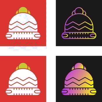 Wool Hat Vector Icon