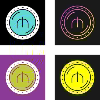 Manat Currency Vector Icon