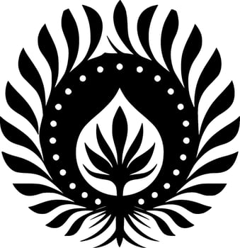 Boho - Minimalist and Flat Logo - Vector illustration