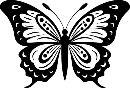 Butterfly - Minimalist and Flat Logo - Vector illustration
