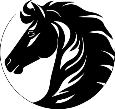 Chess, Black and White Vector illustration