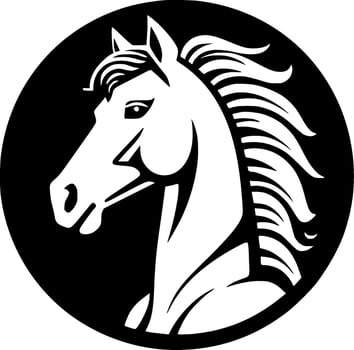 Chess, Black and White Vector illustration