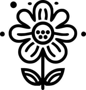 Flower - High Quality Vector Logo - Vector illustration ideal for T-shirt graphic