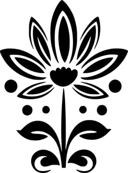 Flower - High Quality Vector Logo - Vector illustration ideal for T-shirt graphic