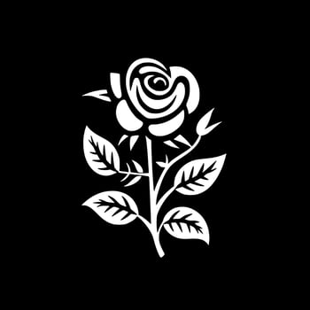 Flowers - Minimalist and Flat Logo - Vector illustration