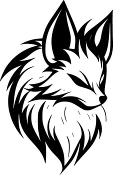 Fox - Minimalist and Flat Logo - Vector illustration