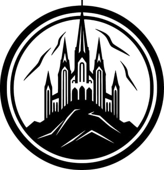 Gothic - Minimalist and Flat Logo - Vector illustration