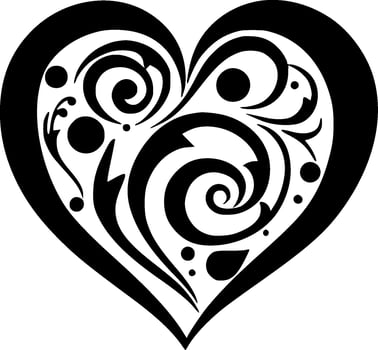 Heart - High Quality Vector Logo - Vector illustration ideal for T-shirt graphic