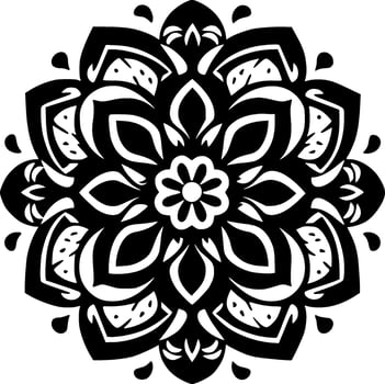 Mandala - High Quality Vector Logo - Vector illustration ideal for T-shirt graphic
