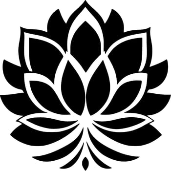 Mandala, Minimalist and Simple Silhouette - Vector illustration