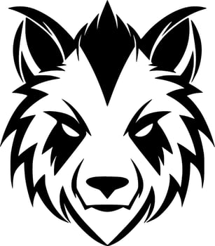 Panda - Minimalist and Flat Logo - Vector illustration